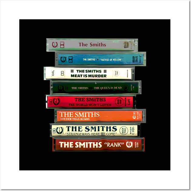 The Smiths Cassettes Wall Art by gusfaridi